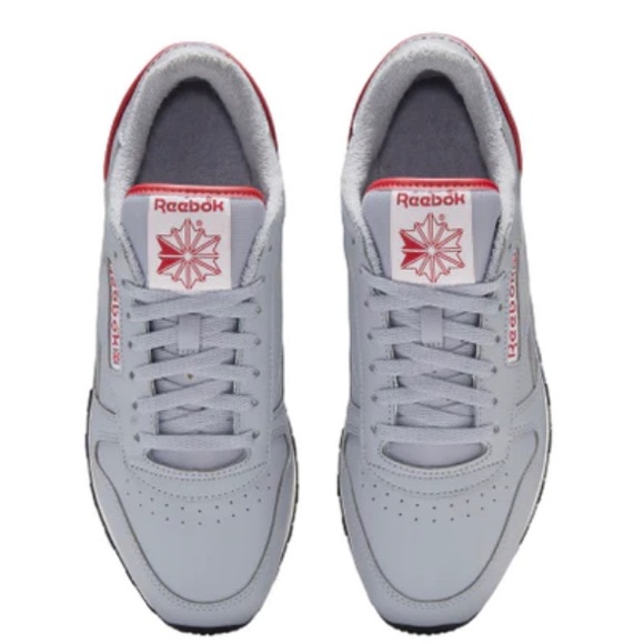 Reebok Unisex Classic Leather 1983 GX0282 Vintage Grey/Red/Chalk - Picture 5 of 6